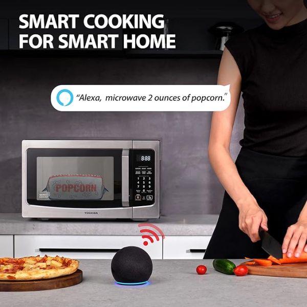 TOSHIBA ML-EM34P(SS) Smart Countertop Microwave